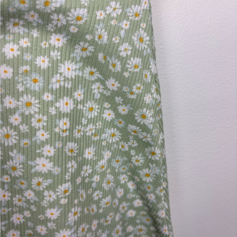 No Boundaries Mint Green Floral Dress Medium EUC Y2K 90s Cottagecore Coquette - Picture 6 of 9